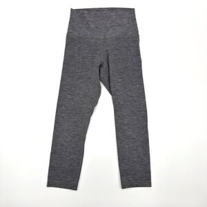 Lululemon Align‎ High Rise Crop Leggings Heathered Grey Size 4